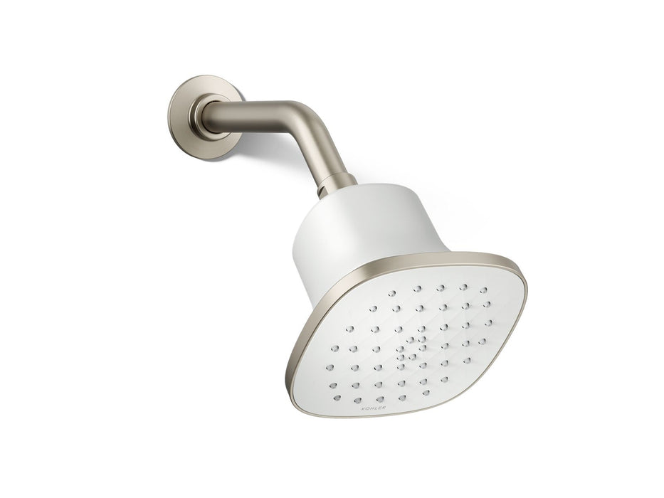KOHLER K-37722-G Cinq Square single-function filtered showerhead, 1.75 gpm