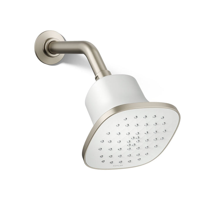 KOHLER K-37722-G Cinq Square single-function filtered showerhead, 1.75 gpm