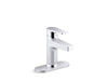 KOHLER K-37886-4 Taut Single-handle bathroom sink faucet, 1.2 gpm, polished chrome