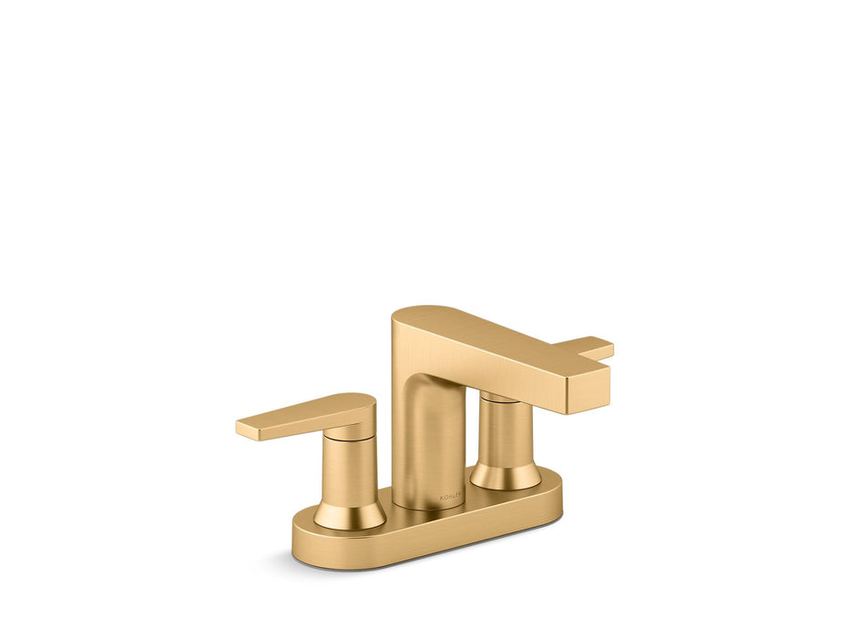 KOHLER K-37888-4 Taut Centerset bathroom sink faucet, 1.2 gpm