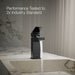 KOHLER K-37889-4 Honesty Single-handle bathroom sink faucet, 1.2 gpm, matte black - view 5