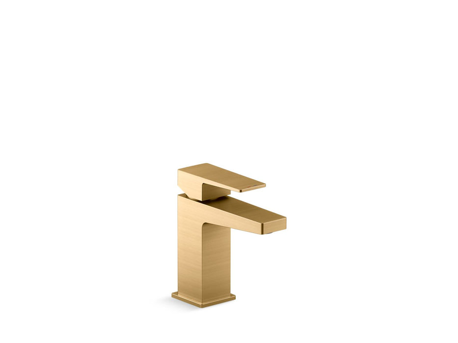 KOHLER K-37889-4 Honesty Single-handle bathroom sink faucet, 1.2 gpm, vibrant brushed moderne brass