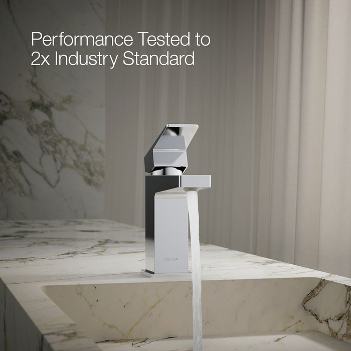 KOHLER K-37890-4N Honesty Single-handle bathroom sink faucet, 0.5 gpm, polished chrome - view 5