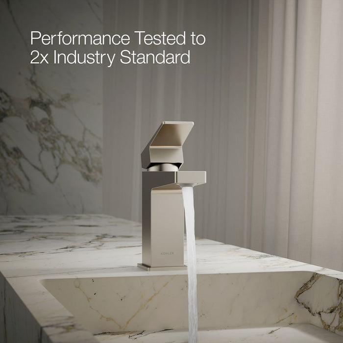 KOHLER K-37890-4N Honesty Single-handle bathroom sink faucet, 0.5 gpm, vibrant brushed nickel - view 5