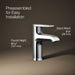 KOHLER K-37891-4 Hint Single-handle bathroom sink faucet, 1.2 gpm, polished chrome - view 2