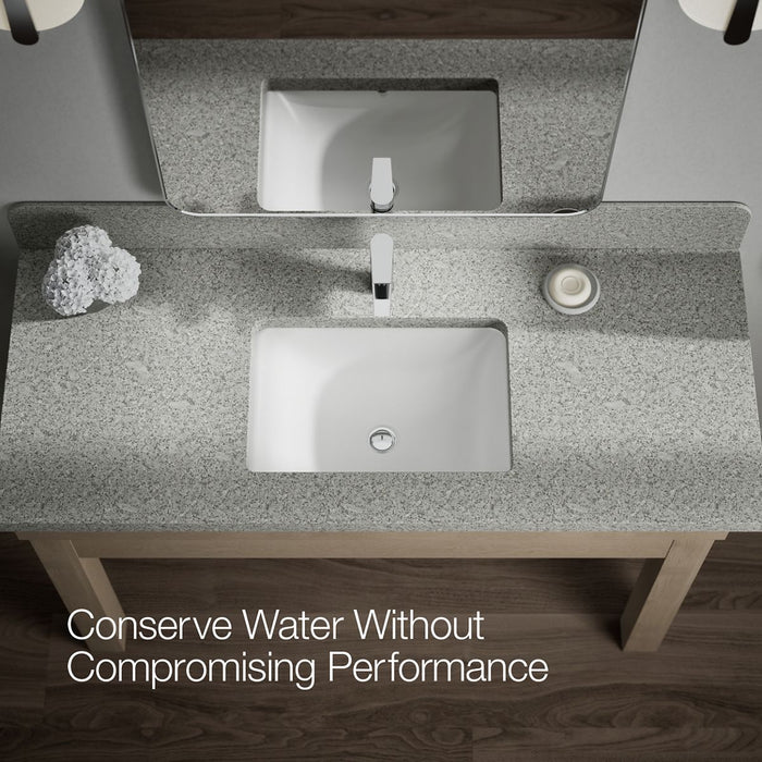 KOHLER K-37891-4 Hint Single-handle bathroom sink faucet, 1.2 gpm, polished chrome - view 5
