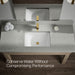 KOHLER K-37891-4 Hint Single-handle bathroom sink faucet, 1.2 gpm, vibrant brushed moderne brass - view 5