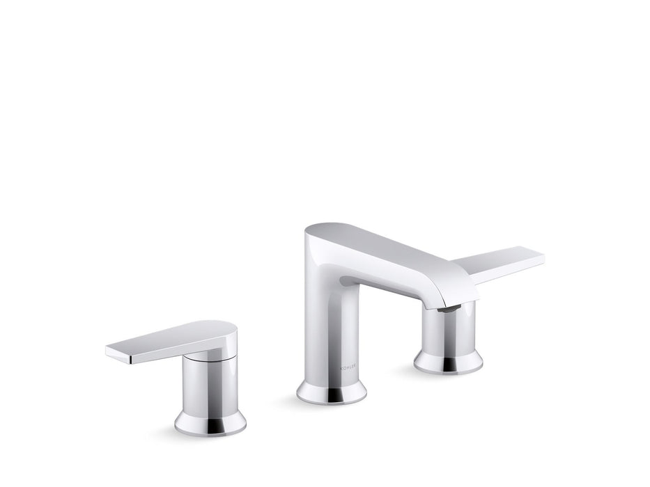 KOHLER K-37893-4 Hint Widespread bathroom sink faucet, 1.2 gpm, polished chrome