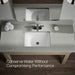 KOHLER K-37894-4 Hint Centerset bathroom sink faucet, 1.2 gpm, matte black - view 4