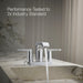KOHLER K-37894-4 Hint Centerset bathroom sink faucet, 1.2 gpm, polished chrome - view 3