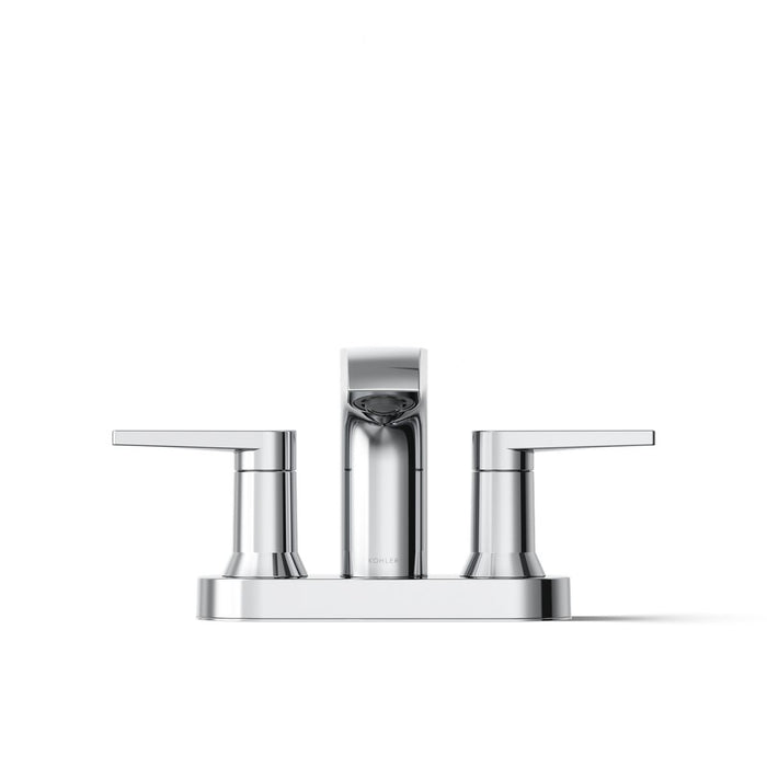 KOHLER K-37894-4 Hint Centerset bathroom sink faucet, 1.2 gpm, polished chrome - view 4