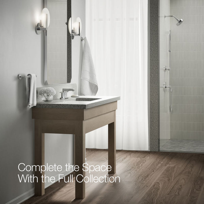 KOHLER K-37894-4 Hint Centerset bathroom sink faucet, 1.2 gpm, polished chrome - view 5
