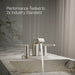 KOHLER K-37894-4 Hint Centerset bathroom sink faucet, 1.2 gpm, vibrant brushed nickel - view 3