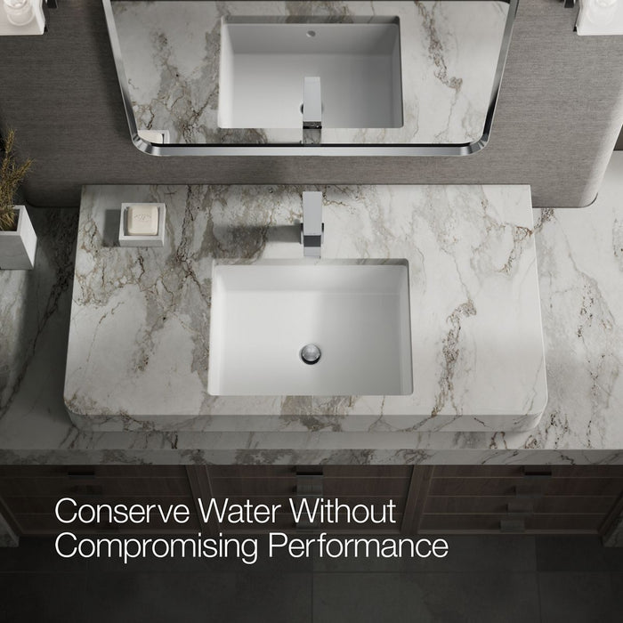 KOHLER K-37898-4K Honesty Single-handle bathroom sink faucet, 1.0 gpm, polished chrome - view 3