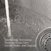KOHLER K-37905-PAP Synthos 69-3/4" Undermount Single-bowl Workstation Kitchen Sink, Wood Composite Matte Black - Detail image