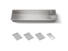 KOHLER K-37905 Synthos 69-3/4" Undermount Single-bowl Kitchen Sink, Stainless Steel - 3/4 view of product