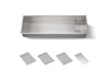 KOHLER K-37906 Synthos 57-3/4" Undermount Single-bowl Kitchen Sink, Stainless Steel - 3/4 view of product