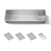 KOHLER K-37906 Synthos 57-3/4" Undermount Single-bowl Kitchen Sink, Stainless Steel - 3/4 view of product