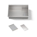 KOHLER K-37911 Synthos 27-3/4" Undermount Single-bowl Kitchen Sink, Stainless Steel - 3/4 view of product