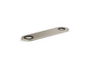 KOHLER K-38168 8" two-hole escutcheon plate for Insight and Kinesis lavatory faucets and soap dispensers, vibrant brushed...