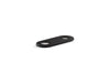 KOHLER K-38169 4" two-hole escutcheon plate for Insight and Kinesis lavatory faucets and soap dispensers, matte black