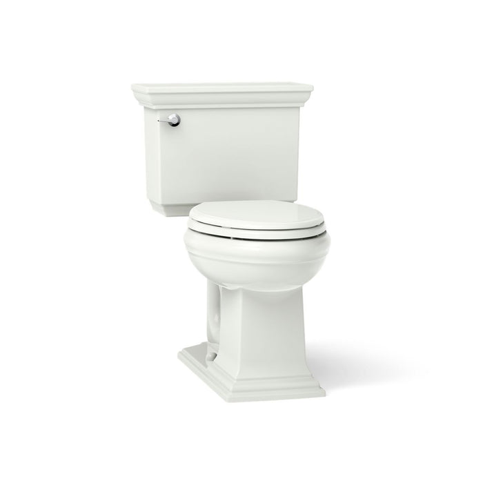 KOHLER K-3817 Memoirs Stately Two-piece Elongated Toilet, 1.28 GPF, Dune - 3/4 view of product