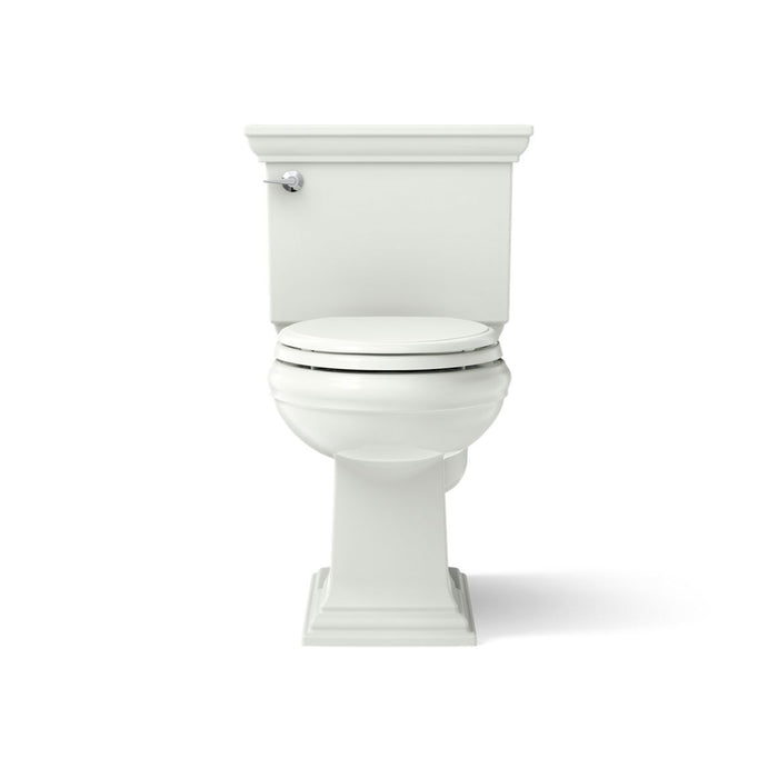 KOHLER K-3817 Memoirs Stately Two-piece Elongated Toilet, 1.28 GPF, Dune - front view of product