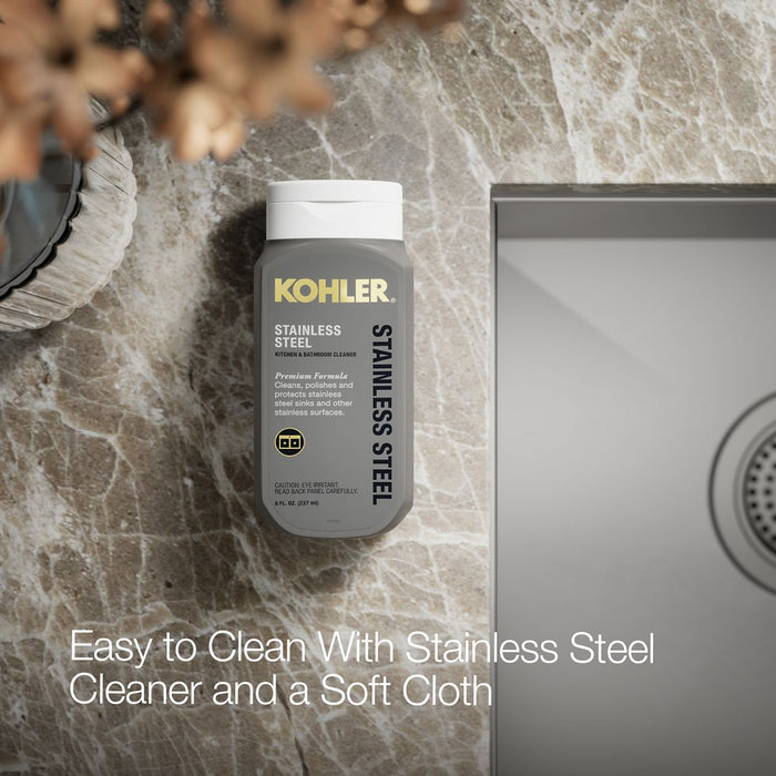 KOHLER K-3838-4 Vault Smart Divide 33" top-/undermount double-bowl kitchen sink