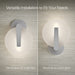 3/4 view of product with dimensions