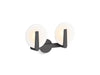 KOHLER K-38397-SC02 Hint Two-light sconce, matte black - view 2