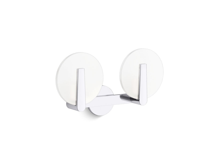 KOHLER K-38397-SC02 Hint Two-light sconce, polished chrome