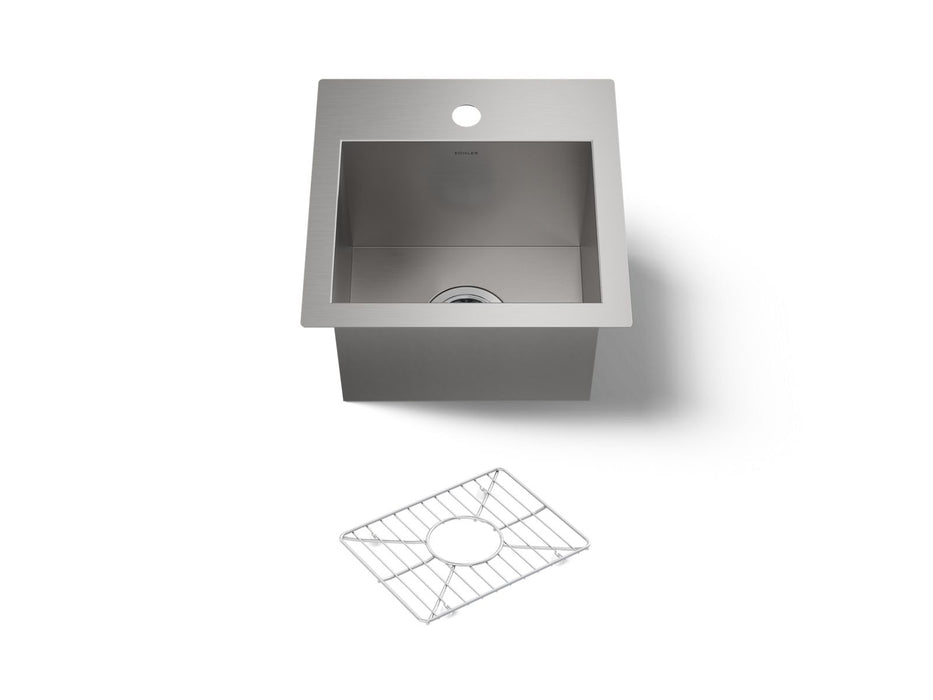 KOHLER K-3840-1 Vault 15" top-/undermount bar sink
