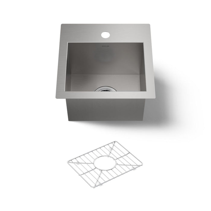 KOHLER K-3840-1 Vault 15" top-/undermount bar sink