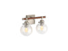 KOHLER K-38413-SC02 Holt Two-light sconce, brushed nickel - view 2