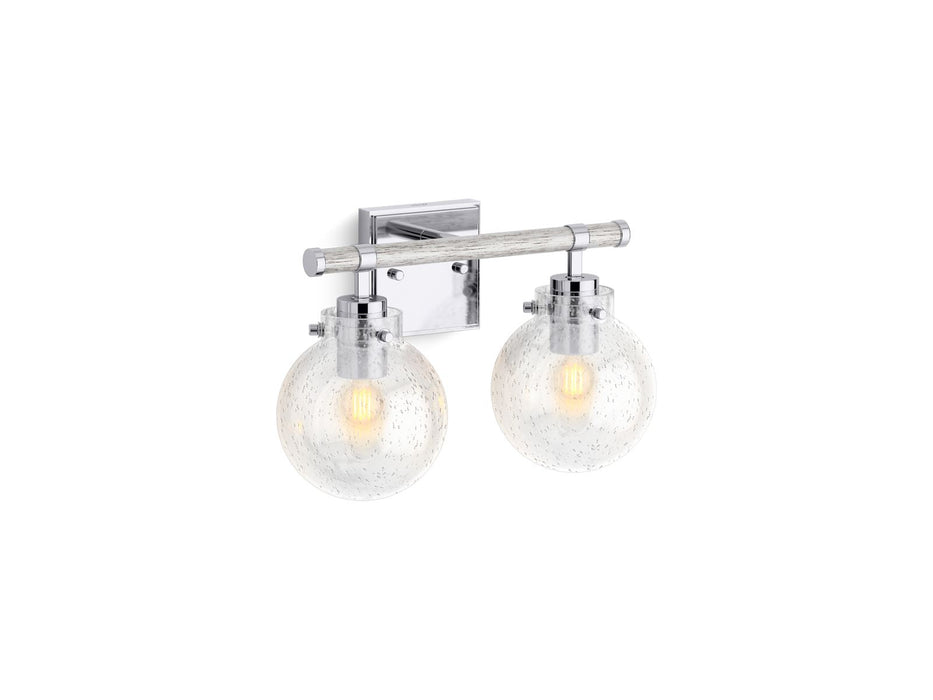 KOHLER K-38413-SC02 Holt Two-light sconce, polished chrome - view 2