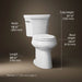 3/4 view of product with dimensions