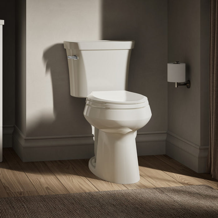 KOHLER K-3889 Highline Two-piece elongated toilet, 1.28 gpf