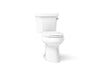 KOHLER K-3889-RA Highline Two-piece elongated toilet, 1.28 gpf - White