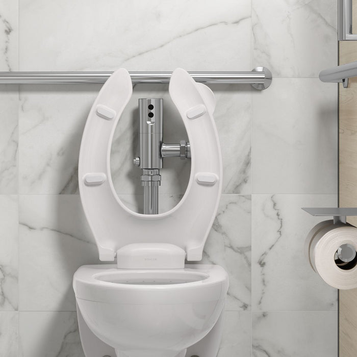 KOHLER K-39058 Cleana Rebound Commercial Elongated Toilet Seat