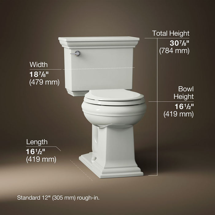 3/4 view of product with dimensions