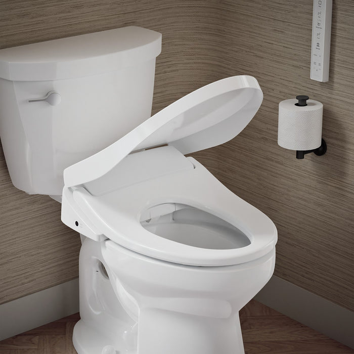 KOHLER K-39399-0 K-39399 PureWash E835 Elongated Bidet Toilet Seat with Remote Control