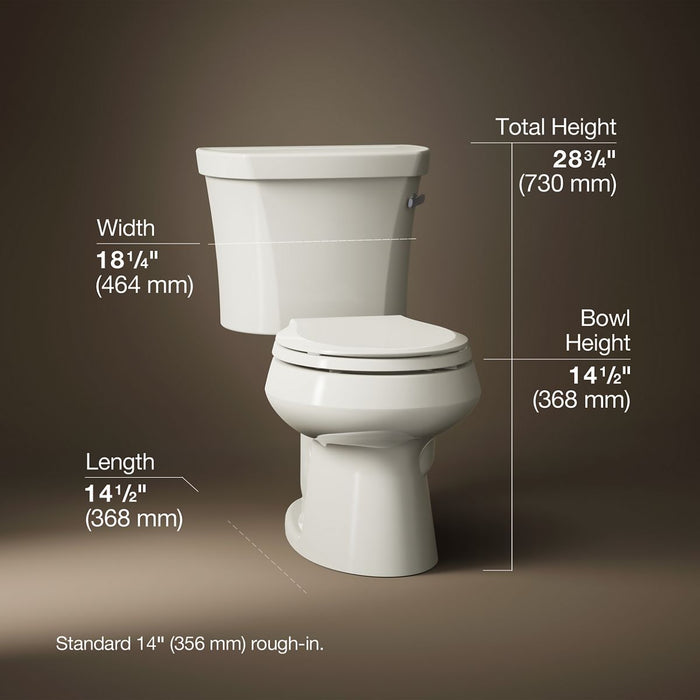 3/4 view of product with dimensions