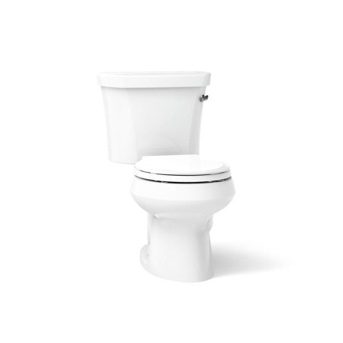 KOHLER K-3947-UR Wellworth Two-piece round-front toilet, 1.28 gpf