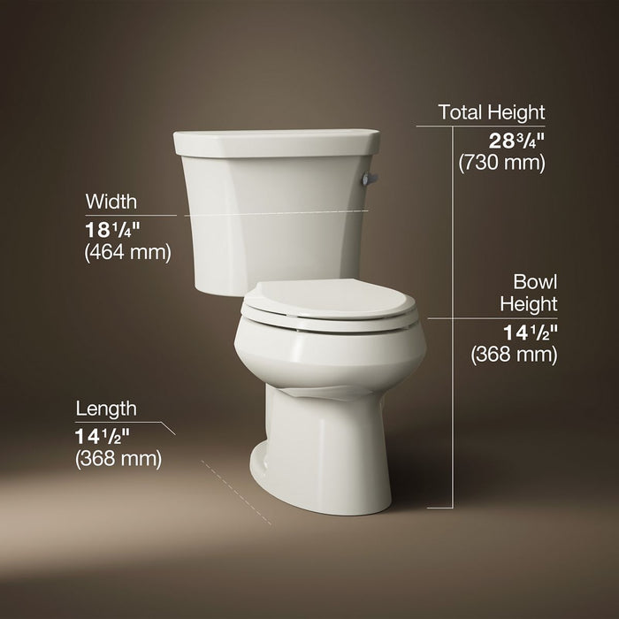 3/4 view of product with dimensions