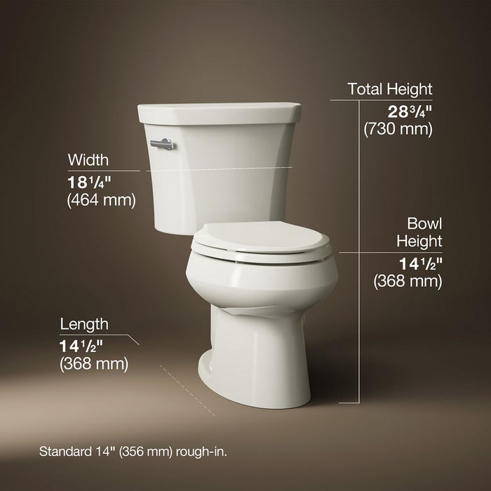 3/4 view of product with dimensions