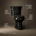 3/4 view of product with dimensions