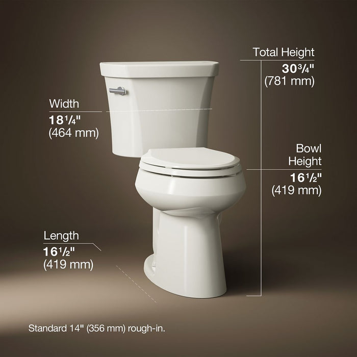 3/4 view of product with dimensions