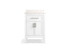 KOHLER K-39603-ASB Hadron 24" bathroom vanity cabinet with sink and quartz top, white - view 5