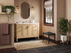 KOHLER K-39606-ASB Hadron 48" bathroom vanity cabinet with sink and quartz top, light oak - view 4