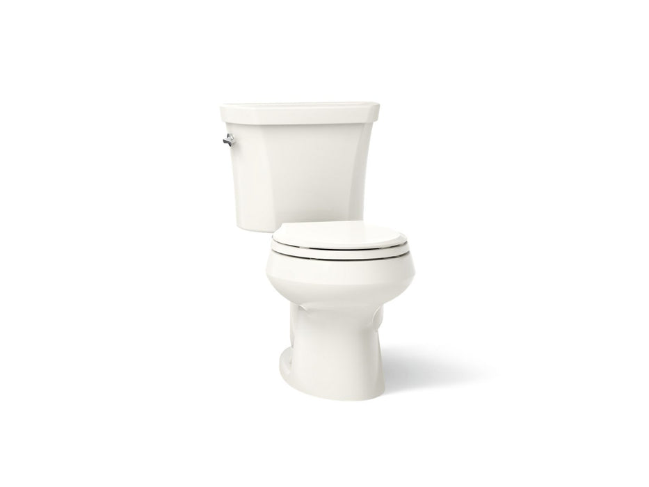 KOHLER K-3987 Wellworth Two-piece round-front toilet, dual-flush